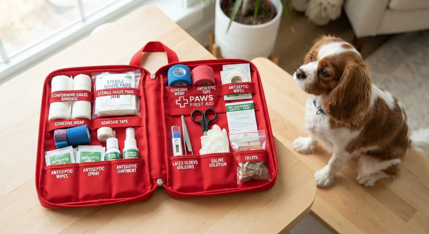 Building a Pet First Aid Kit That's Actually Useful