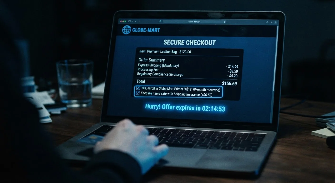 Dark Patterns: The Design Tricks Retailers Use to Nudge Your Decisions