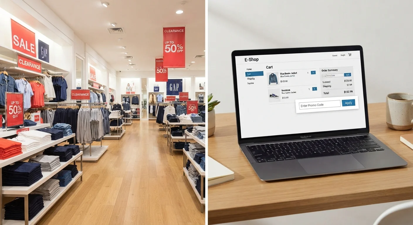 In-Store Sales vs. Online Promotions: How the Savings Mechanics Differ