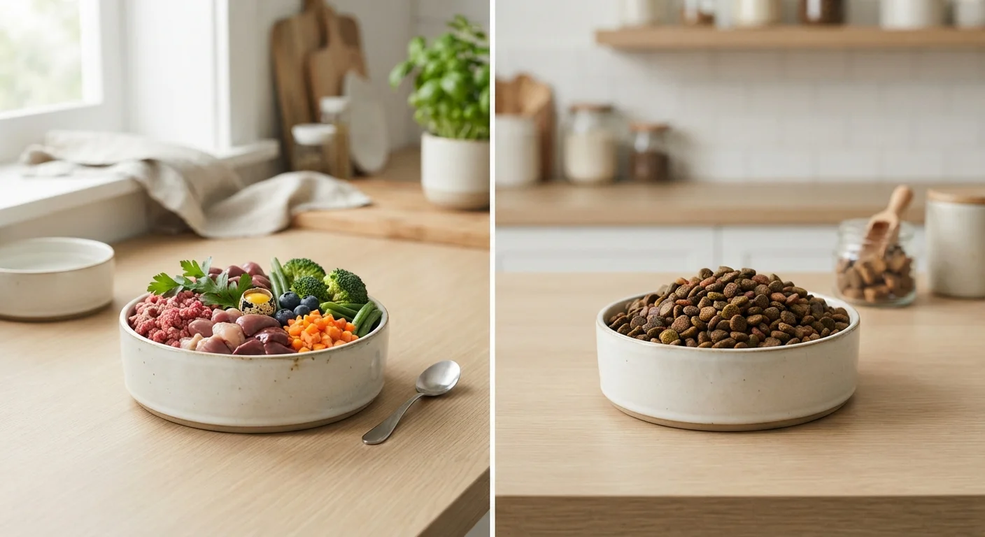 Raw Diet vs. Commercial Kibble: What the Research Actually Says