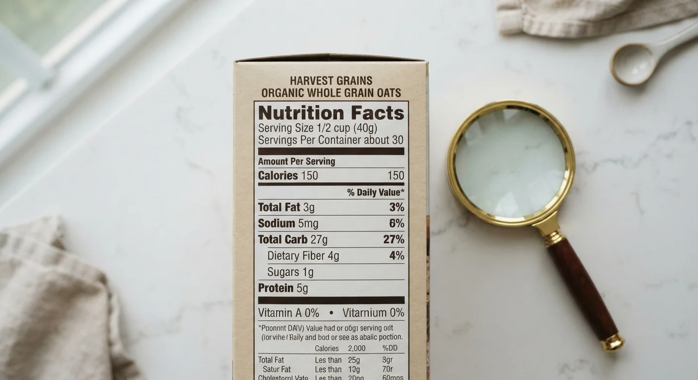 Reading a Nutrition Facts Label Without the Confusion