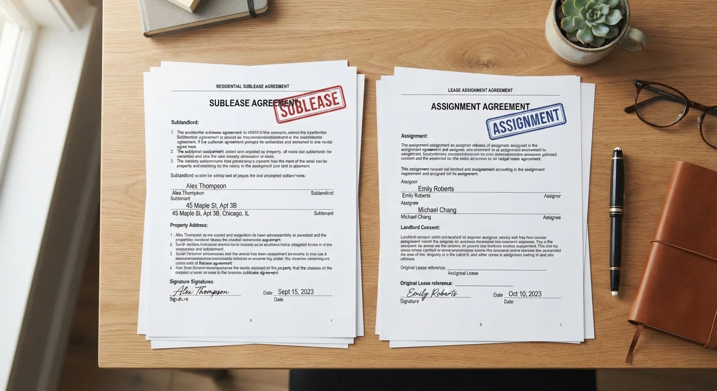 Subletting vs. Lease Assignment: Two Very Different Ways to Transfer Your Rental