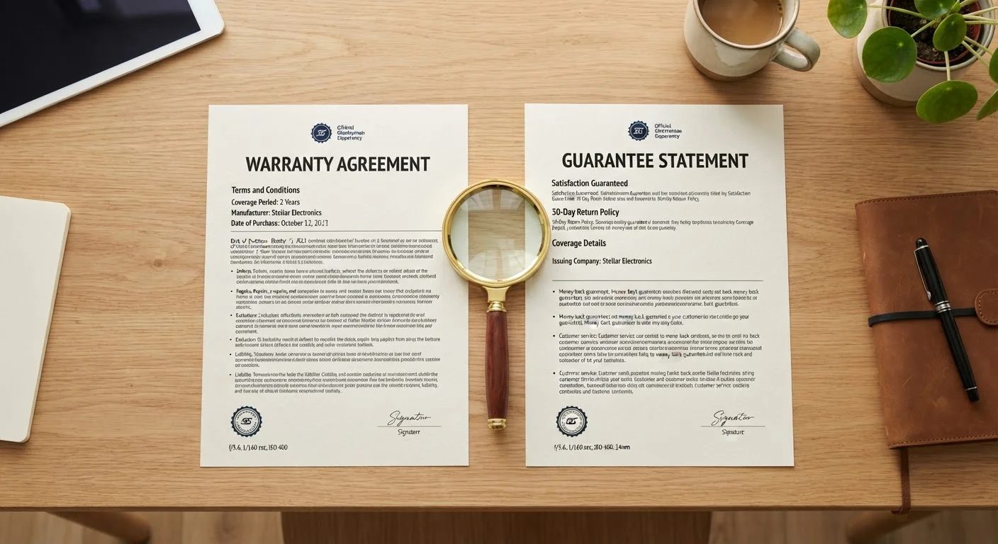The Real Difference Between a Warranty and a Guarantee