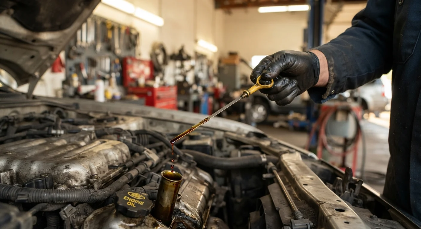 Why Your Engine Oil Color and Consistency Matter
